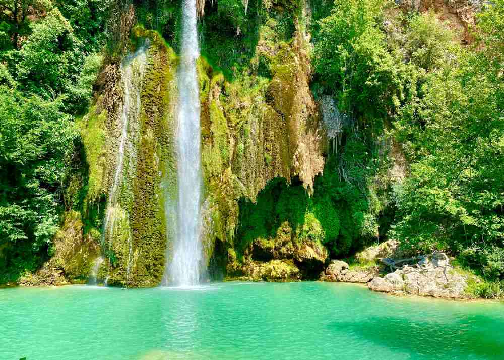 Waterfalls at Sillans la cascade