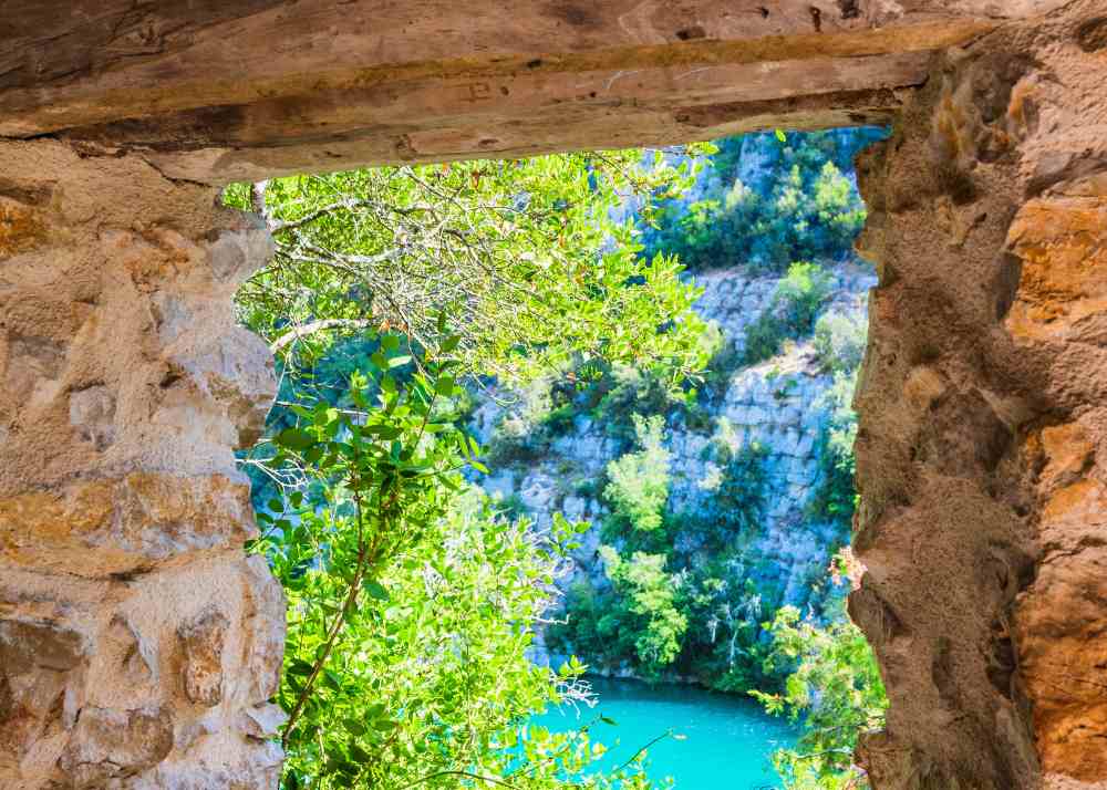 Amazing view from the Garde Canal hiking trail