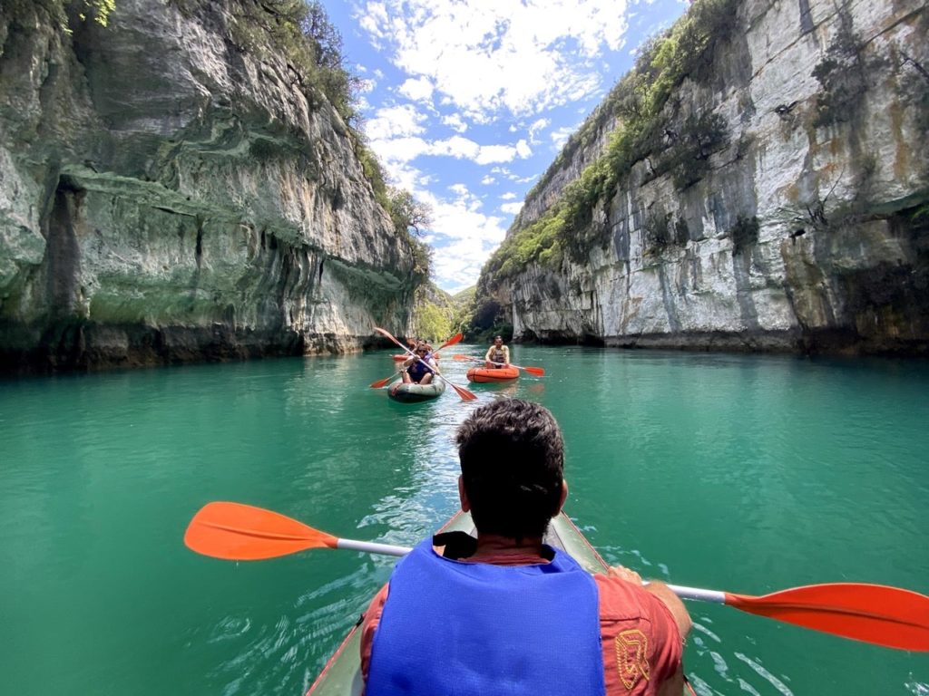 Canoe in the Gorges of Verdon