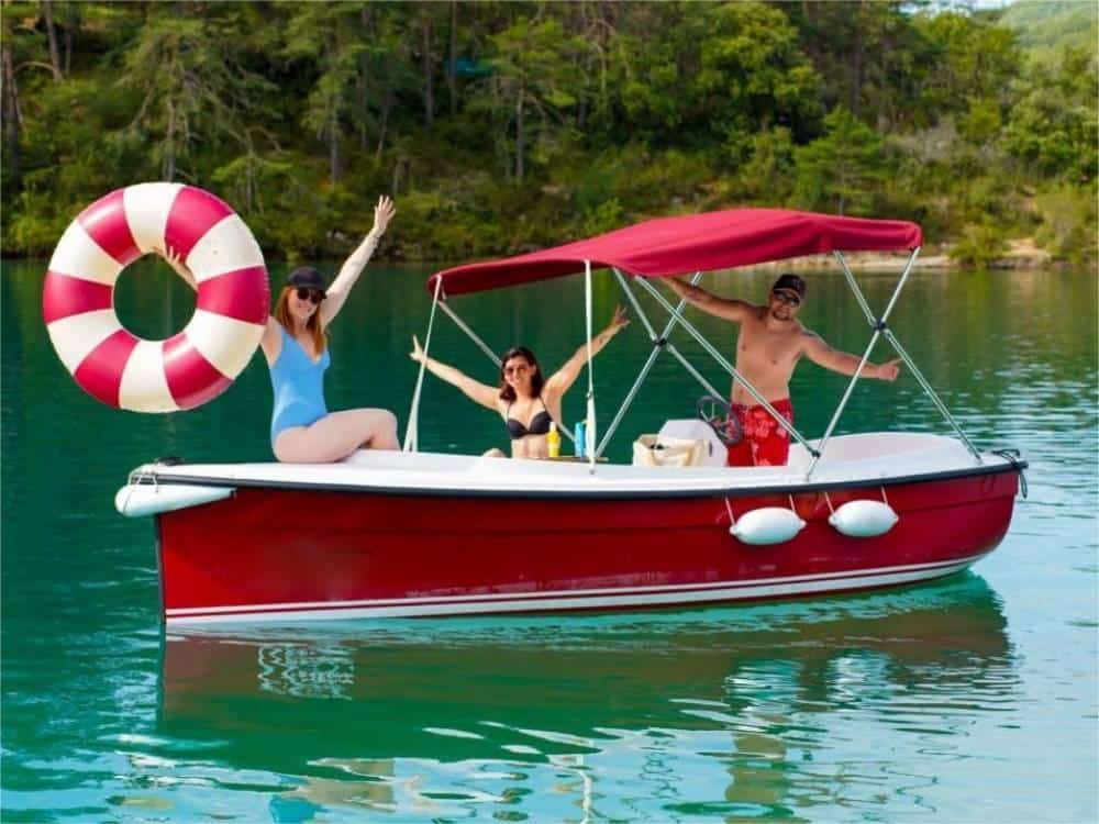 Bateau électrique en Provence